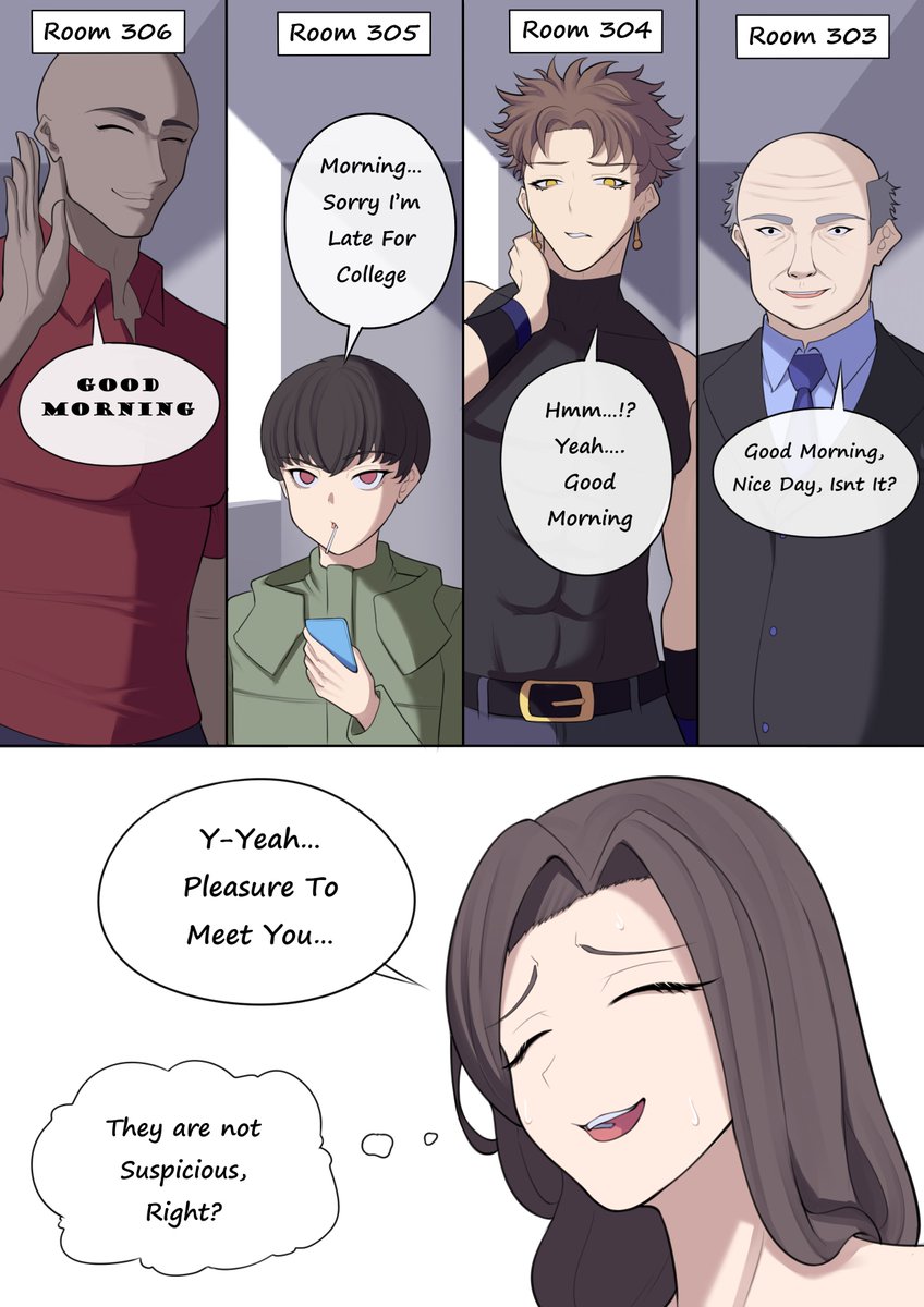 Greeting the neighbors