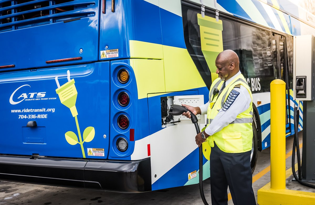 City of Charlotte (@cltgov) on Twitter photo The city continues to electrify its fleet through efforts such as the eTransEnergy and <a href="/CATSridetransit/">Charlotte Area Transit System</a> e-bus pilot, and by purchasing the lowest-emission vehicles possible. See how the city is working toward a 100% zero-carbon energy fleet by 2030 cltgov.me/3K8IjsU The city continues to electrify its fleet through efforts such as the eTransEnergy and <a href="/CATSridetransit/">Charlotte Area Transit System</a> e-bus pilot, and by purchasing the lowest-emission vehicles possible. See how the city is working toward a 100% zero-carbon energy fleet by 2030 cltgov.me/3K8IjsU