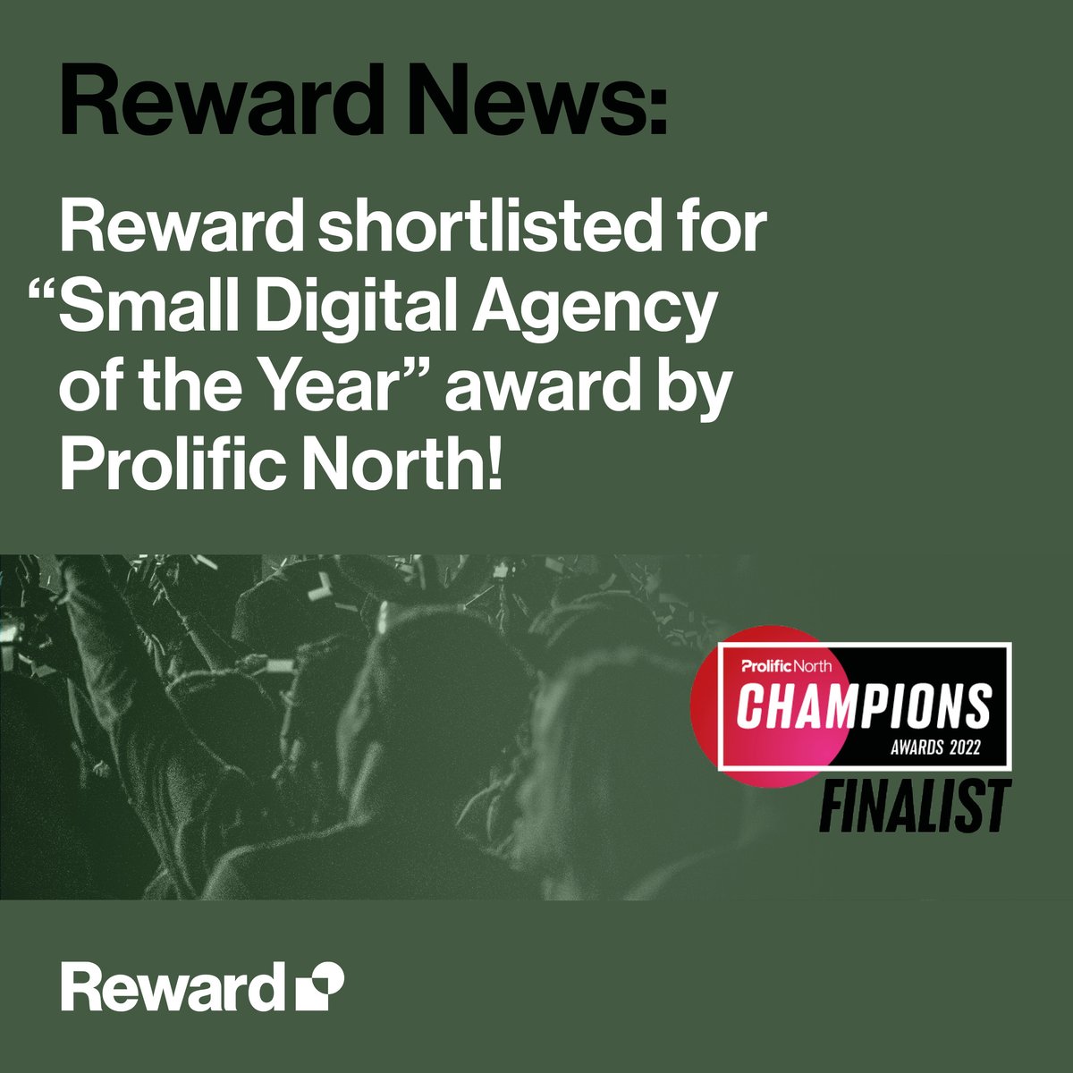 We're pleased to announce that we have been shortlisted for the "Small Digital Agency of The Year" Award by <a href="/ProlificNorth/">Prolific North</a>  

Thank you for nominating us 😊
.

#manchesterbusiness #salfordbusiness #digitalagency #agencyoftheyearaward #rewardagency