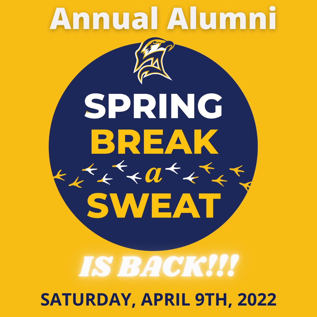 SMCM_MSOCCER's tweet photo. Attention Alumni 🚨🚨🚨
*
*
we’re excited to welcome our fall and winter sports alumni back to campus for Spring Break-a-Sweat. All alumni (and their families) are invited, but former basketball, field hockey, soccer, and volleyball players are especially encouraged to attend. https://t.co/QjQ6qO8jHy