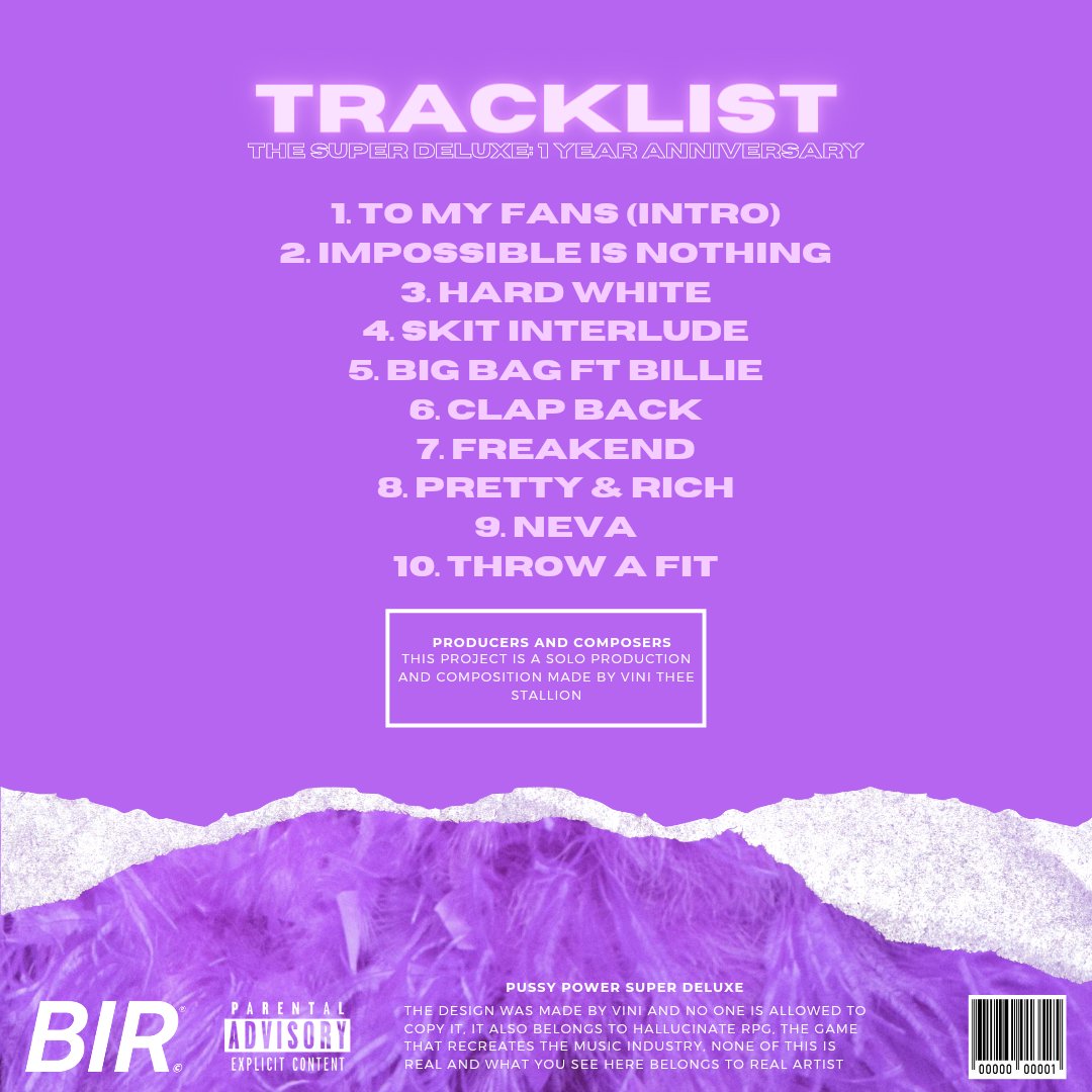 vinitheeyonce's tweet photo. 𝐏𝐔𝐒𝐒𝐘 𝐏𝐎𝐖𝐄𝐑: 𝐒𝐔𝐏𝐄𝐑 𝐃𝐄𝐋𝐔𝐗𝐄 😈

Essa é a versão do meu primeiro álbum de estúdio onde reuni músicas que eu queria muito que fizessem parte da versão oficial porém acabei descartando. 

💜 OUÇA: https://t.co/tBLE1fWdIb

RPG • @RHallucinado • #SH7 • #AlbumH7 https://t.co/zEbccfkxNj