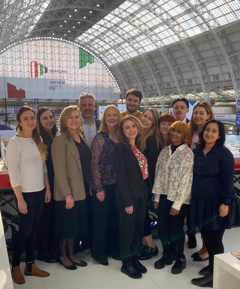 benmccluskey's tweet photo. And another @LondonBookFair is done! So lovely to be back at Olympia in the Media Centre with the @midaspr team, seeing clients doing their thing and catching up with international journalists we haven’t seen in person for two years. Until next year! #LBF22 https://t.co/herFpuKHU4