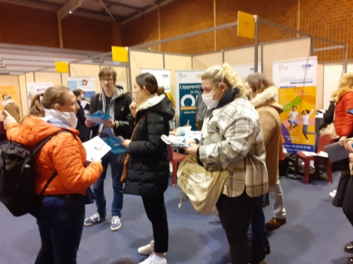 Sortie avec les jeunes du CEJ au forum les clés de l'emploi à Marquette lez Lille le vendredi 1er avril, une bonne expérience #poleemploivaucanson