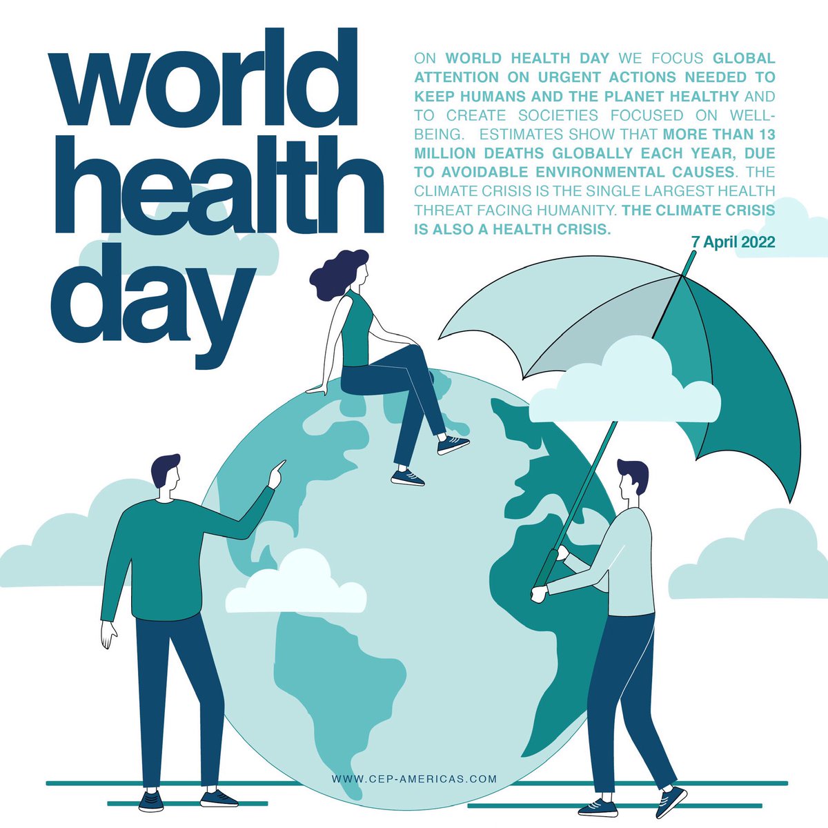 The linear economy leads to inequitable distribution of income, justice, wealth and power. A circular economy has well-being, equity and ecological sustainability as its goals, translated into investments, social protection and legal and fiscal strategies. #WorldHealthDay