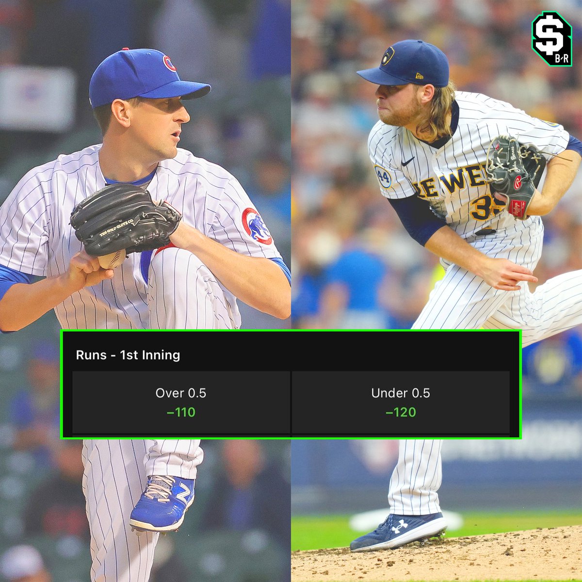 br_betting's tweet photo. 🔥 THE NRFI IS BACK 🔥

The best bet in sports has returned. We’re taking No Runs First Inning in MIL-CHC today and giving away 10 NRFI shirts if we hit.

Just RT this post and reply with #BRBettingNRFI for a chance to win https://t.co/w9xbvUhQBU