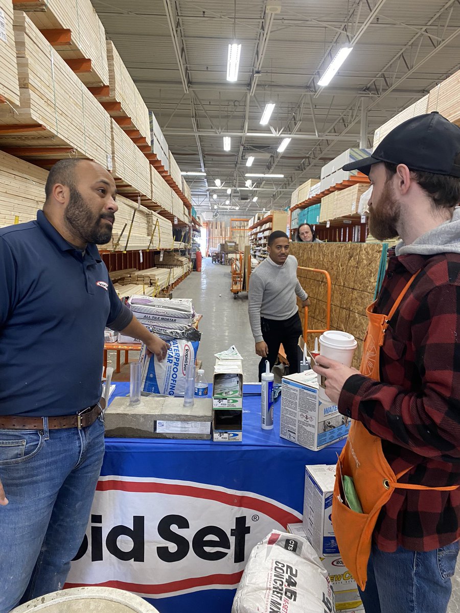 Santiago Alvarez (@rapidsetalvarez) on Twitter photo Great first week at <a href="/HomeDepot/">The Home Depot</a> PRO Appreciation Month. Have done demos in Cincinnati, Columbus, and Cleveland so far with great feedback from both store side and customers.
<a href="/CTSRapidSet/">CTS | Rapid Set</a> <a href="/Paul_Haitsch/">Paul Haitsch</a> <a href="/sours25/">Stephanie</a>
<a href="/m_hartsell/">Mark Hartsell</a> <a href="/collinshd/">mikecollins</a> <a href="/dnlduck4me/">Suzy Hawkins</a> <a href="/JasonMazinski/">Jason Mazinski</a> <a href="/skep183/">Scott Kepic</a> Great first week at <a href="/HomeDepot/">The Home Depot</a> PRO Appreciation Month. Have done demos in Cincinnati, Columbus, and Cleveland so far with great feedback from both store side and customers.
<a href="/CTSRapidSet/">CTS | Rapid Set</a> <a href="/Paul_Haitsch/">Paul Haitsch</a> <a href="/sours25/">Stephanie</a>
<a href="/m_hartsell/">Mark Hartsell</a> <a href="/collinshd/">mikecollins</a> <a href="/dnlduck4me/">Suzy Hawkins</a> <a href="/JasonMazinski/">Jason Mazinski</a> <a href="/skep183/">Scott Kepic</a>