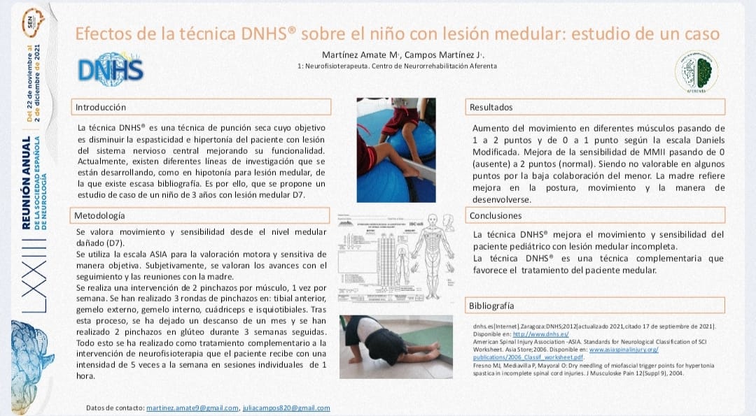 centro_aferenta's tweet photo. Hoy queremos mostraros el trabajo que llevamos realizando muchos meses y que se presentó en el pasado Congreso Nacional de Neurología (SEN) de 2021.

#SEN
#neurologia
#DNHS
#neurofisioterapia https://t.co/7CcA3xN9Uw