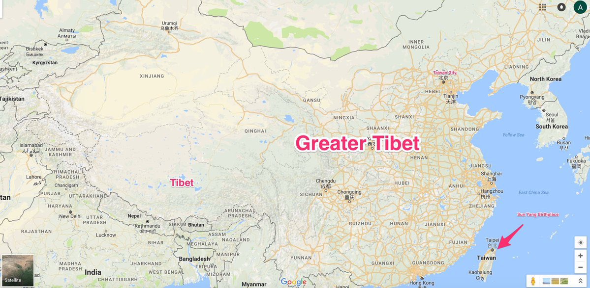 TibetPeople's tweet photo. @anselm_eduard71 @cn_nazi @Fuheng_H @TitouUsagi @aha360 @SifGraywolf @aino87445630 @TheGrandComman1 In this map #Tibet as referred to by #China is only a fraction of real Tibet. Amdo & Kham have been merged into Chinese provinces, this is #GreaterTibetMap, be more #TibetMap & call restore #FreeTibet.
#GoogleAlerts #GoogleMaps #FreeUkraine #US #EU #UN #XiJinping #PutinsWar #UK https://t.co/9H6moyvtJy