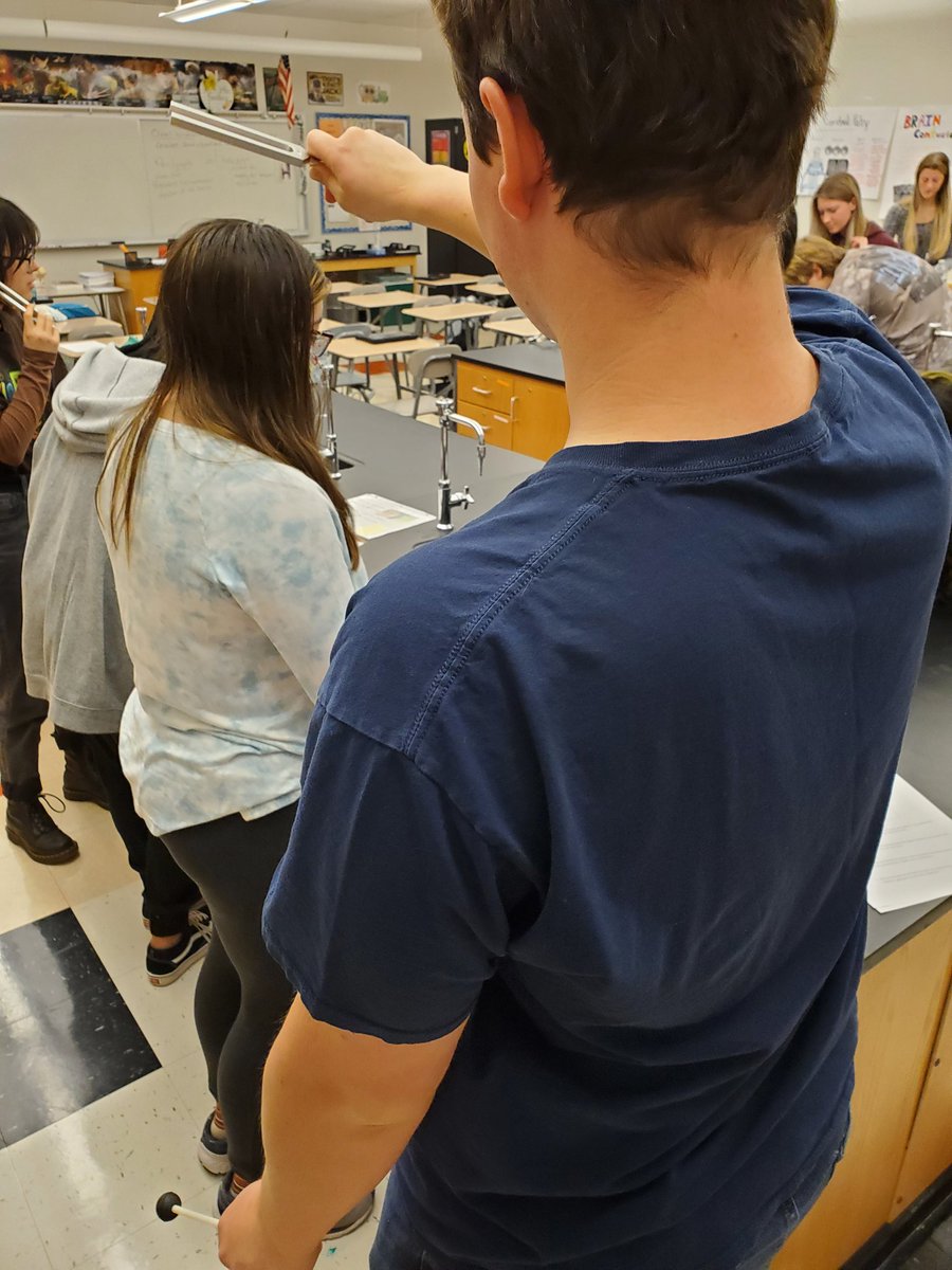 yankeeraider81's tweet photo. Picking up good vibrations in A&amp;P classes today! Sound waves, music keys, and vibrations for the Chapter 8 Hearing and Equilibrium Senses Lab. What can you hear? #kkidsalwayslearning https://t.co/vgicBJG7xx