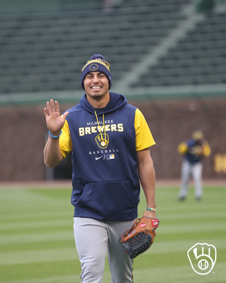 Brewers's tweet photo. It’s good to be back.

#ThisIsMyCrew https://t.co/veVajBMNNG