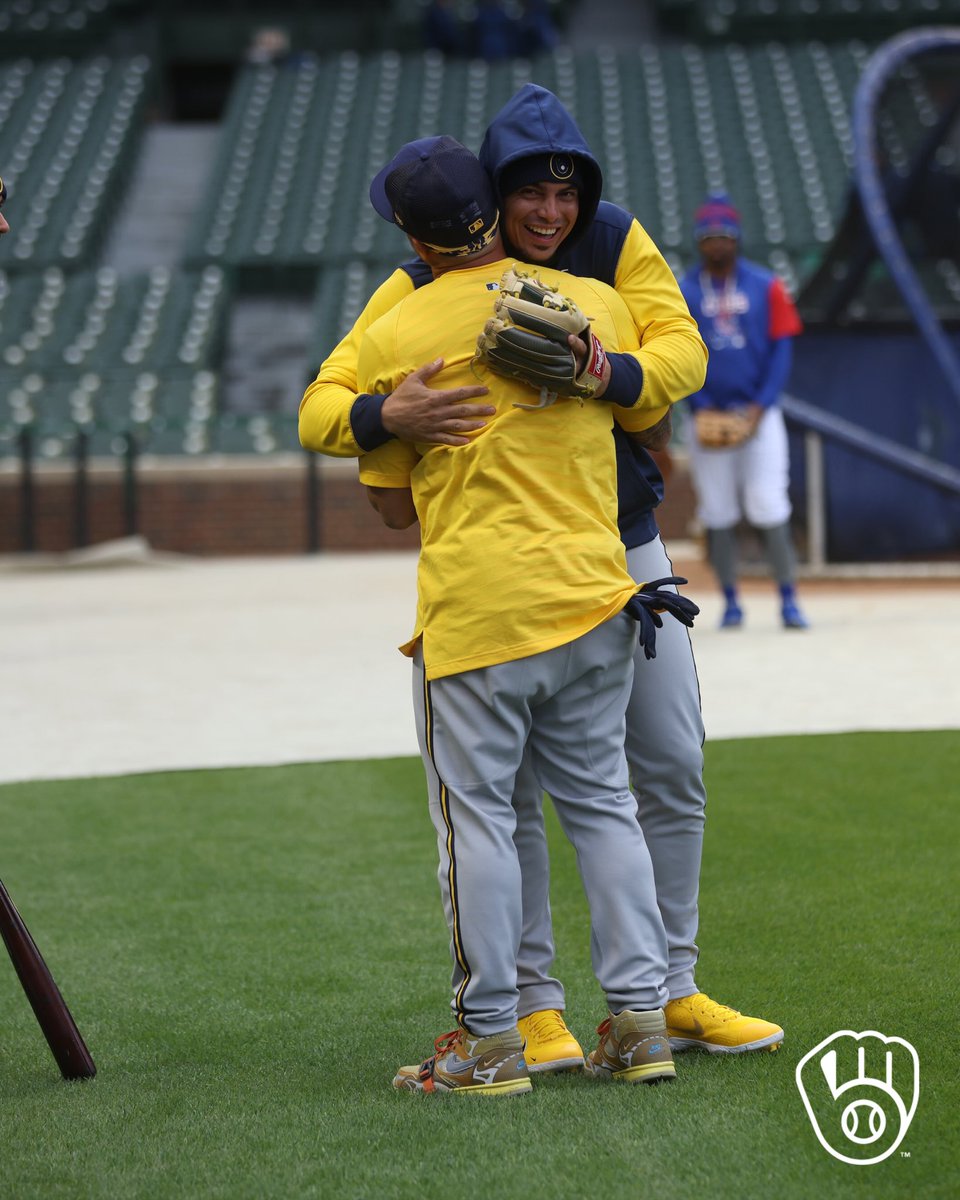 Brewers's tweet photo. It’s good to be back.

#ThisIsMyCrew https://t.co/veVajBMNNG