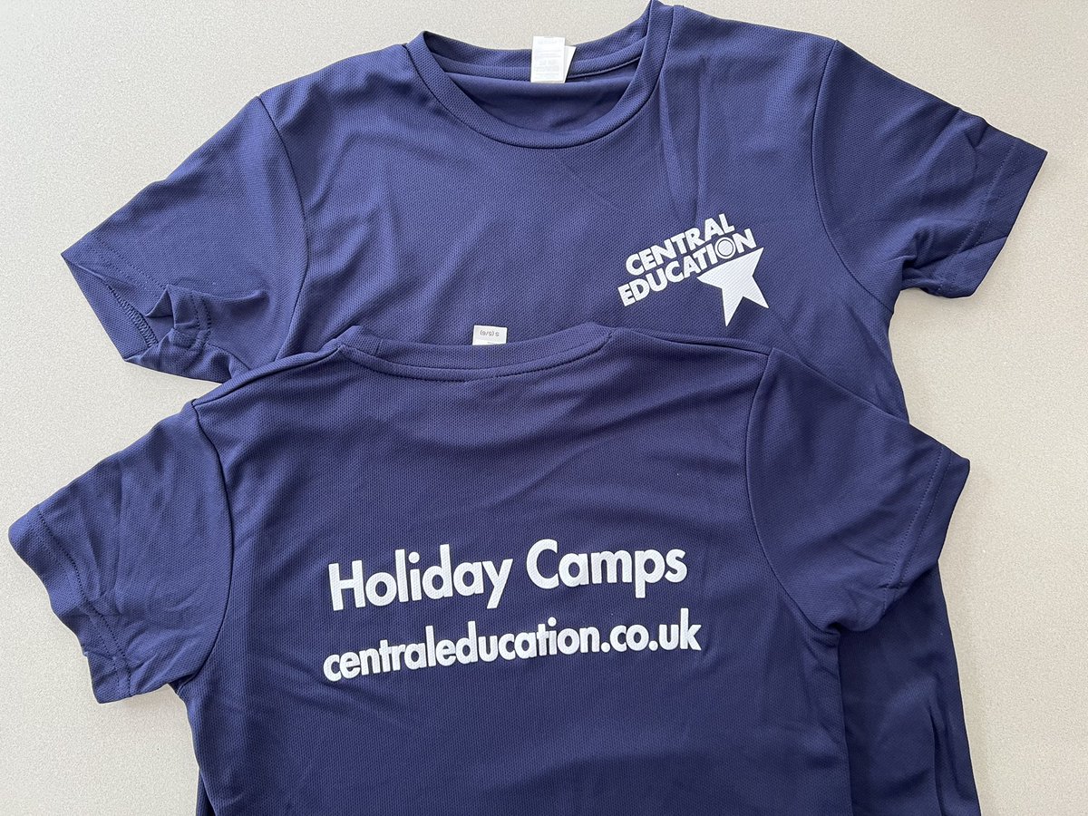 Very smart camp t-shirts available from next week at our Easter camps! #trendsetters #matchingthecoaches