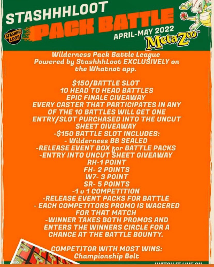 funkobellabae's tweet photo. This Friday 9pm EST. on @Whatnot @MetaZooGames ✅✅ https://t.co/lWglRv6G8w