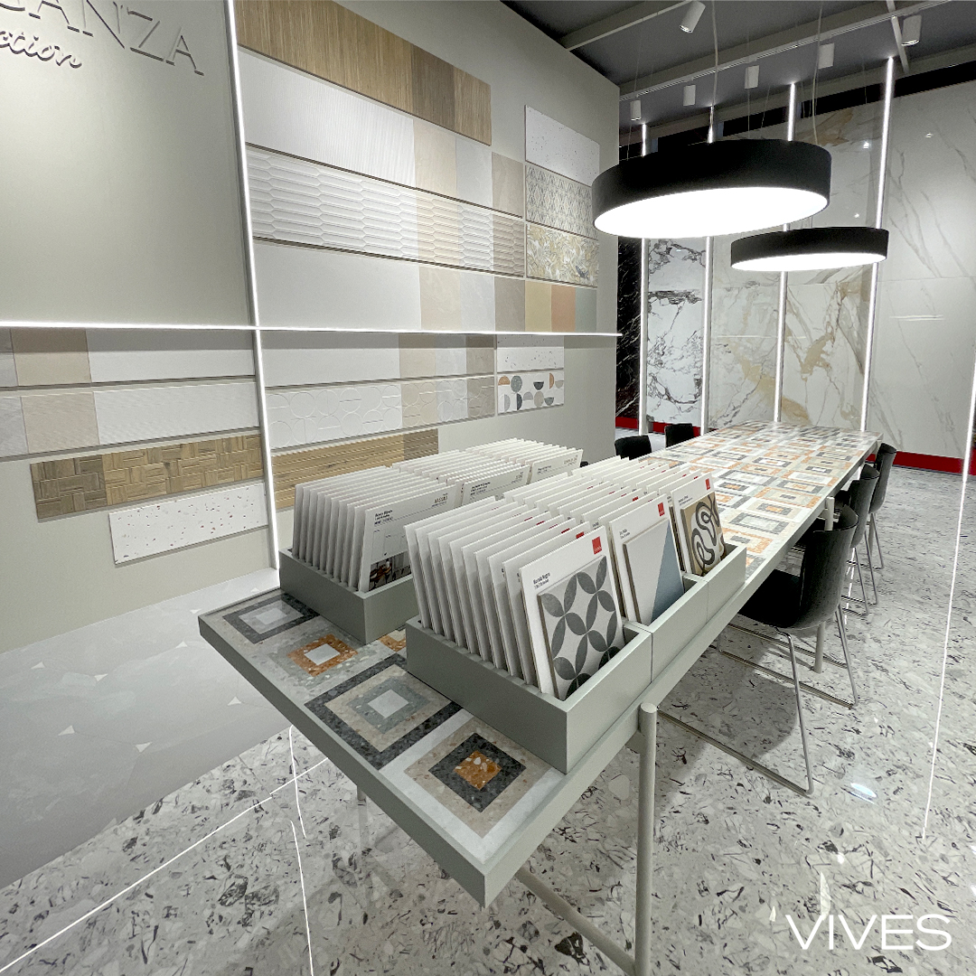 VIVESCeramica's tweet photo. Our stand at coverings 2022. Las Vegas. Visit us at C9031 of the Spanish Pavilion. #coverings #vives #poptile #stravaganza #marble #ceramic #porcelaintiles #walltiles #floortiles https://t.co/Llm6qXus6T