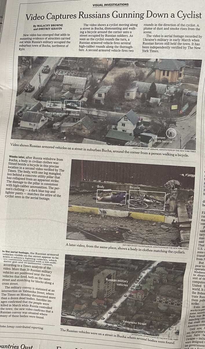 GINER's tweet image. Las llamadas “investigaciones visuales” del NYT, un nuevo género periodístico con mucho futuro. Chapeau!