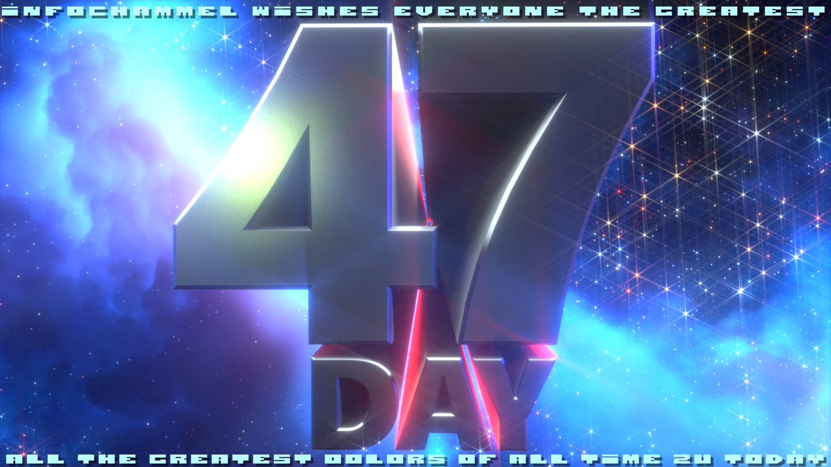 infochammel's tweet photo. From all the officers & staff of InfoChammel worldwide, we wish you all the very happiest & vibrantly colorful #47Day #AllTheGreatest47ColorsAndMore https://t.co/WbHXyK50Jl