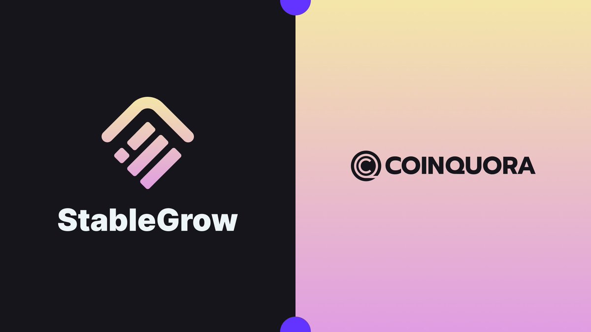 stablegrow's tweet image. StableGrow ✖️ CoinQuora

CoinQuora published article about us!

Read here: coinquora.com/the-stablegrow…

#BNB #BSC #BinanceSmartChain #BSCGems #StableGrow