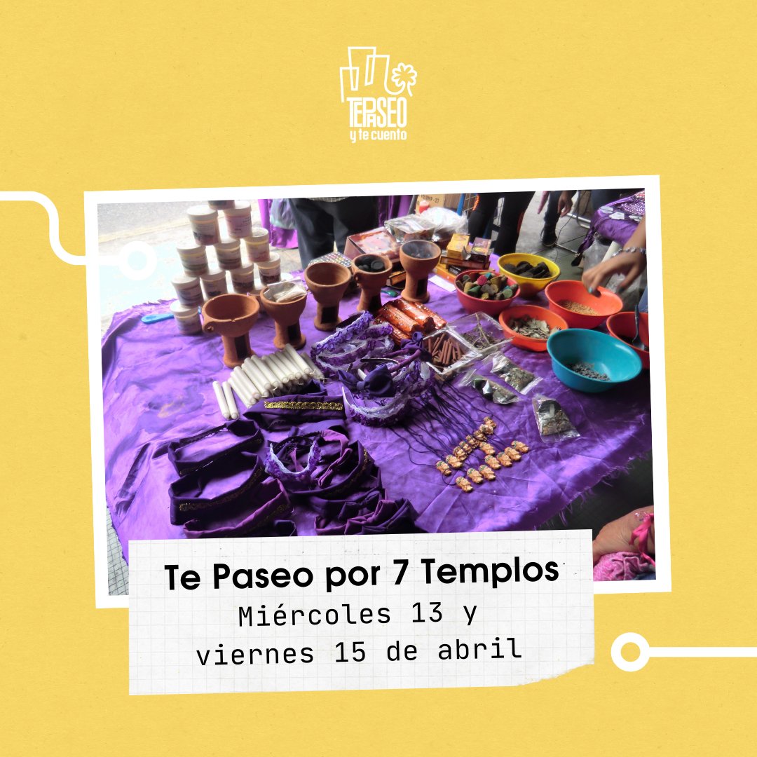 En este mes de abril, te proponemos renovar tu espíritu y tu orgullo caraqueño paseando por 7 Templos. 

¡Tu escoges la fecha! 

#13abr 👉🏼bit.ly/3J8CiLG

#15abr 👉🏼bit.ly/3LK7mTo