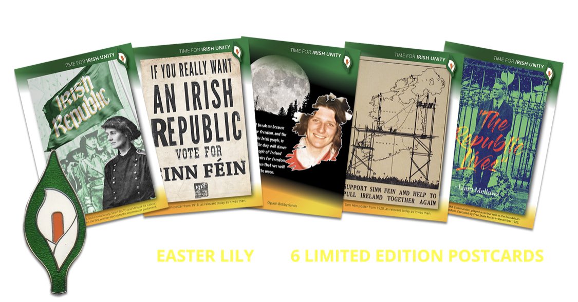 Ordered my Easter Lily pack yesterday from @sinnfeinireland , hopefully it’s there when I go home later #WearYourEasterLily 💚