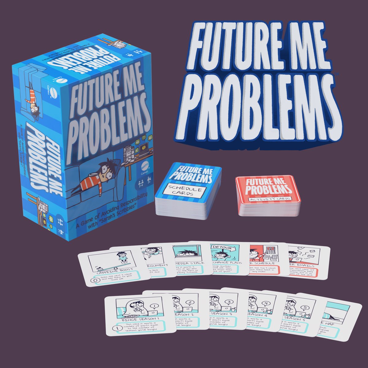 More sleep = less problems. Go check out my new game, FUTURE ME PROBLEMS and how you can help make this come to life!