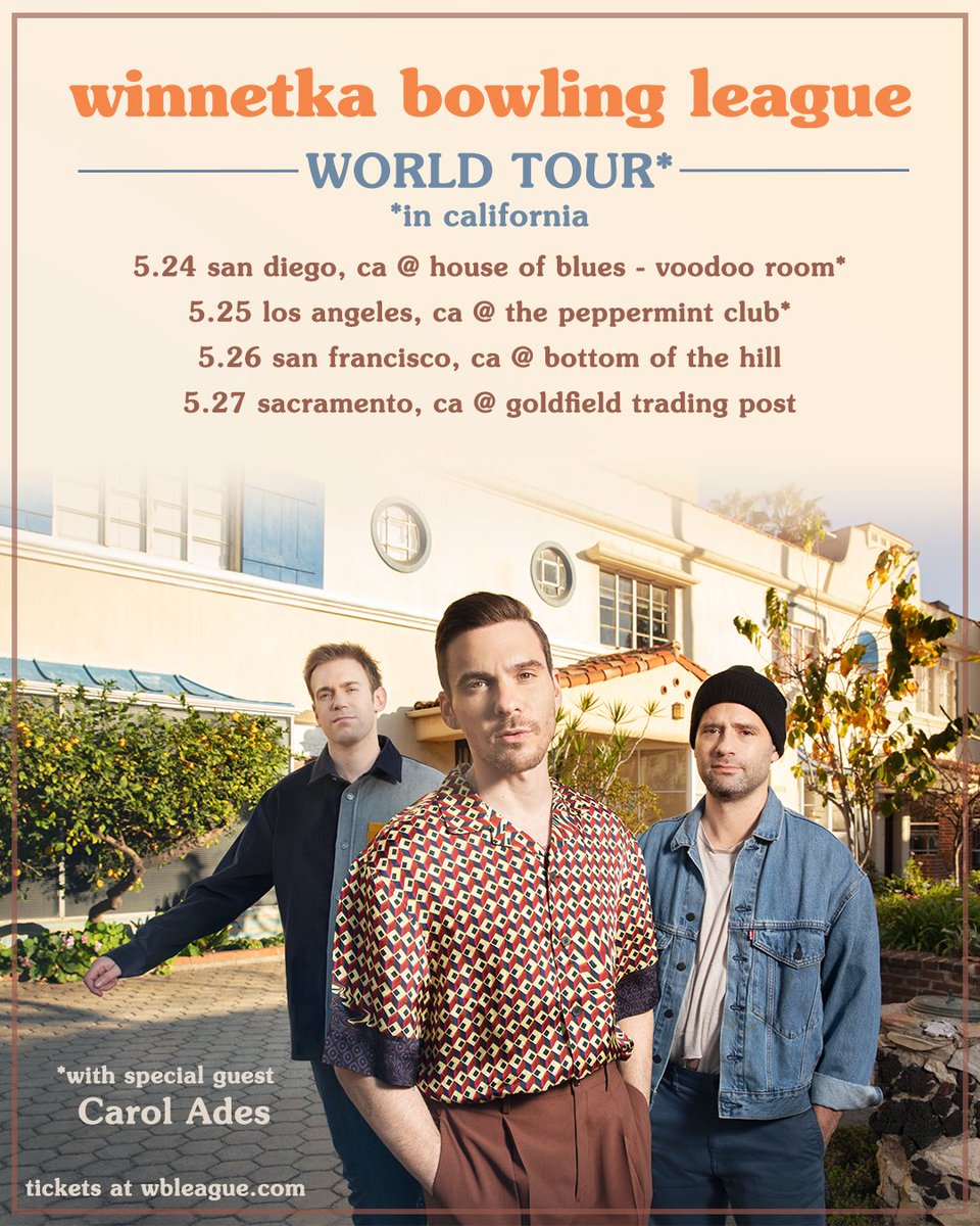 California! We’re playing in you. Tickets go on sale tomorrow at 10AM PT. Our sweet friend <a href="/carolades/">carol ades🧚‍♂️</a> opening 🎟 &gt; wbleague.com