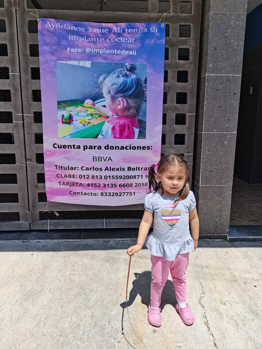 Alexisbmc's tweet photo. Querido @Twitter después de mucho tiempo retomo el mío, esta vez para buscar su ayuda para completar la cantidad necesaria para un #implantecoclear para mi hija #Ali pueden conocer la historia en: https://t.co/t4cQKtuEq4 estaré compartiendo más seguido por aquí! https://t.co/R7BemNwRi3