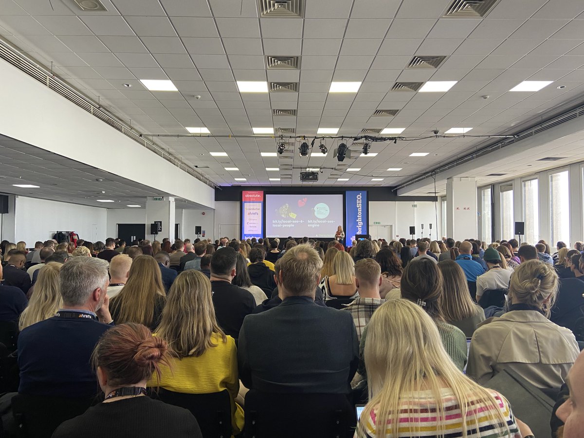 StrategiQ's tweet photo. The team had a brilliant first day at @brightonseo today.
From talks going beyond the basics of GBP to Freddy Krueger's guide to scary good reporting⦠and so much more.
We look forward to day 2 for more insightful talks.
#BrightonSEO #ThinkStrategiQ #iAmStrategiQ https://t.co/HhoawDjpTu