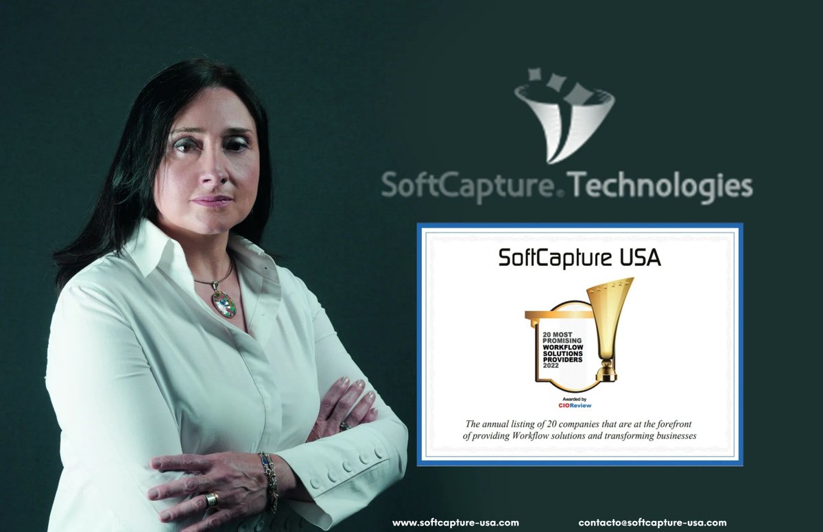 SoftcaptureU's tweet photo. How not to be proud, being among the 20 companies according to the prestigious magazine CIOReview for our workflow product.
We want "technology to be available to everyone: this is not a slogan for us, but a vision"
Read full interview at:
https://t.co/TR8rlg69pN https://t.co/wl9R2i9g4N