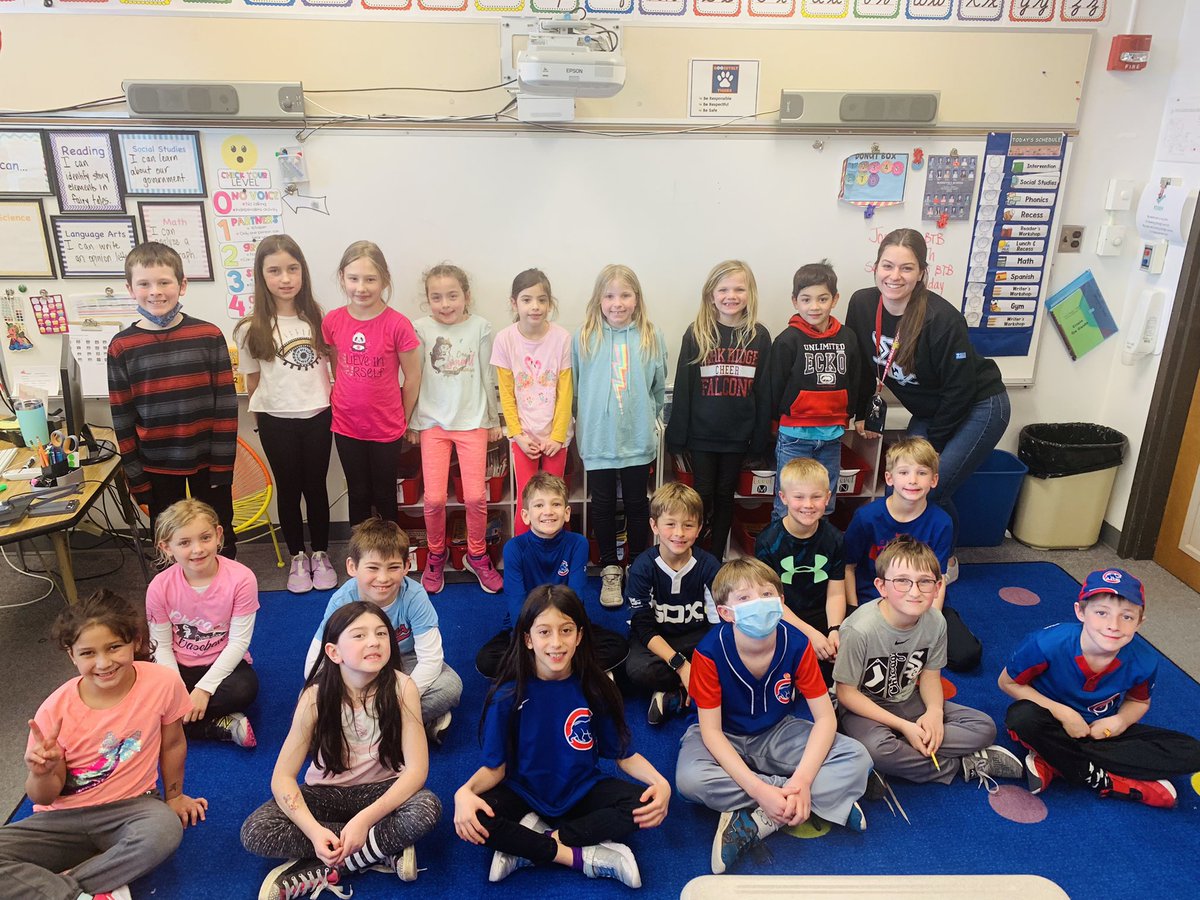 Happy opening day from my 2nd grade crew! Go Sox! #EngageD64 <a href="/RooseveltD64/">RooseveltD64</a> <a href="/MLBCWhiteSox/">ChicagoWhiteSoxNews</a>