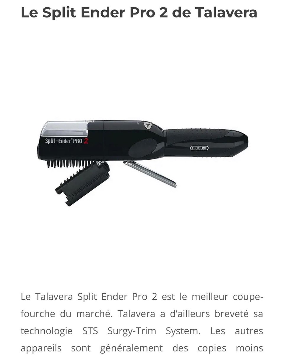 splitenderPRO's tweet photo. TOP 3 🤩On BELLE & CHIC 🤩“How to choose your fork cutter: my top 3 in 2022”
.
.
#Splitenderpro #splitender #hair #hairstyle #hairstylist #women #men #womensbeauty #fashion #mensfashion #womensfashion #style #silky #smoothhair https://t.co/SQRgmqyVU6