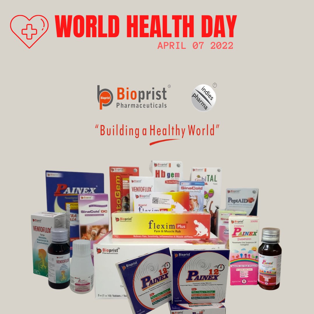 IndiesPharma's tweet photo. Prioritize your health! Today is recognized as World Health Day! 

What does health mean to you? 
#commentbelow #worldhealthday #indiespharmajamaica https://t.co/9Hj21CyjKE