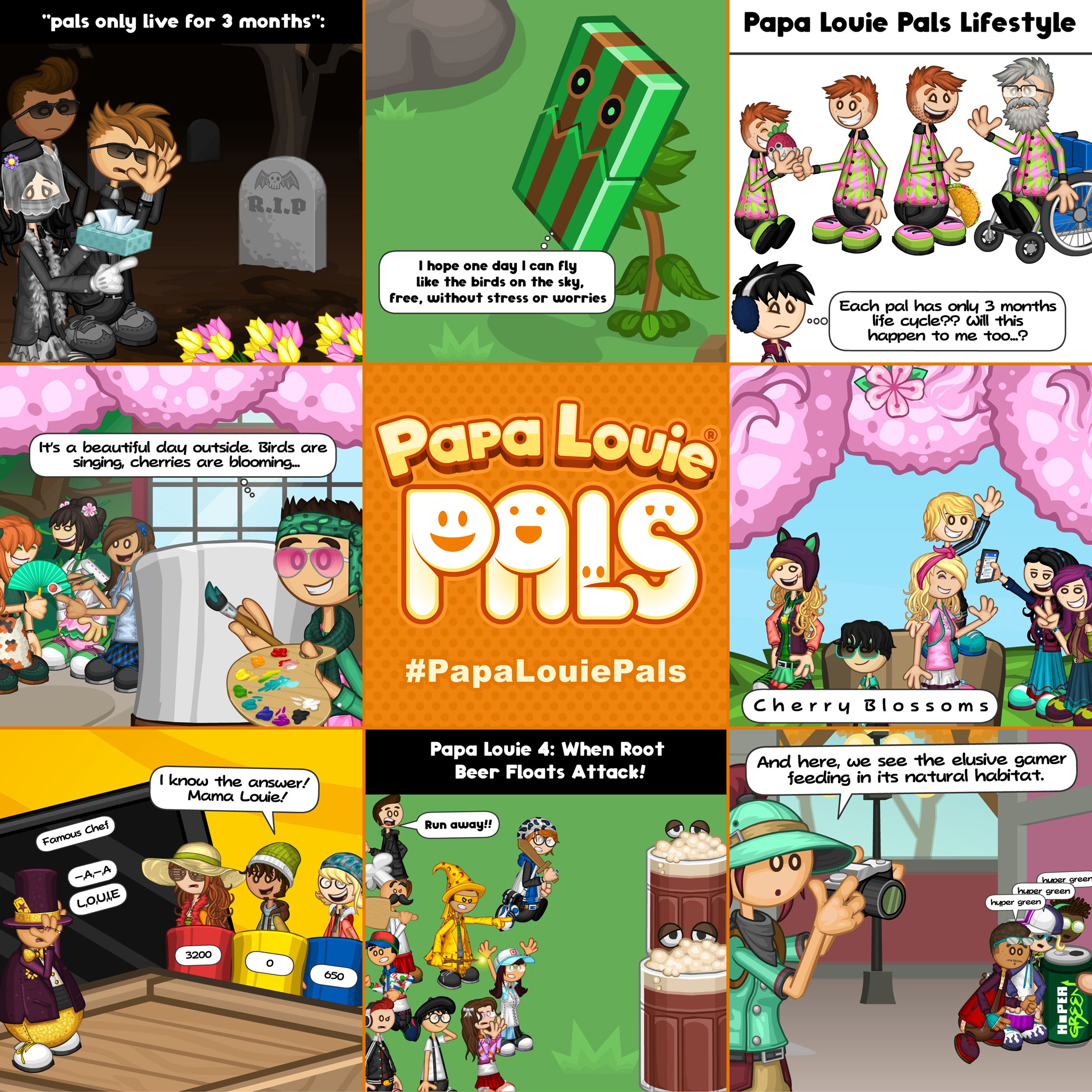 Flipline Studios on X: Papa Louie Pals: Fan Scenes!   #PapaLouiePals  / X