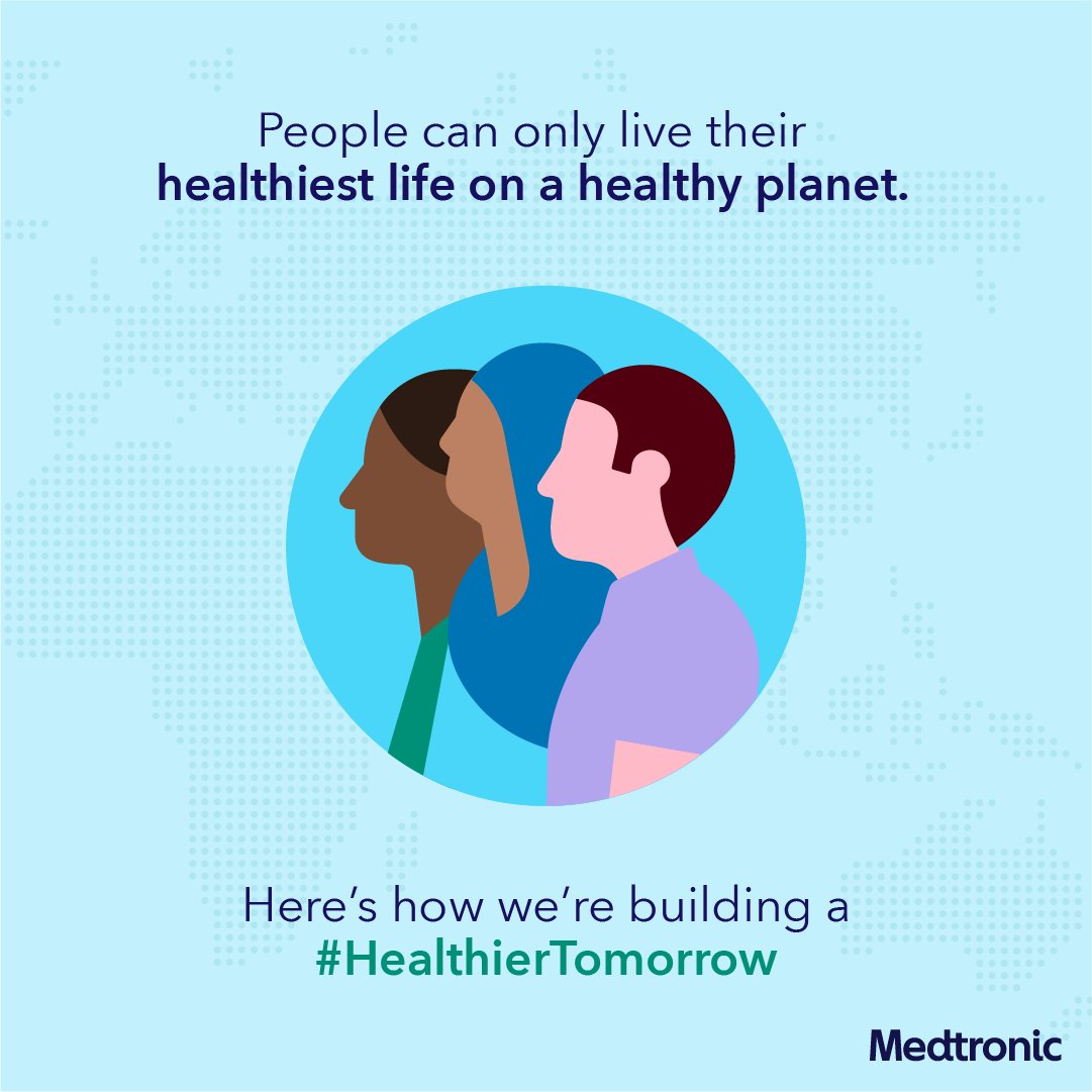 Medtronic's tweet photo. Every day we're seeing how the effects of global climate change threaten our ability to live healthy and prosperous lives. We aim to use sustainable business practices to minimize our environmental footprint: https://t.co/8vNZee8yW3 #WorldHealthDay #HealthierTomorrow (1/5) https://t.co/4nCHU1Me3S