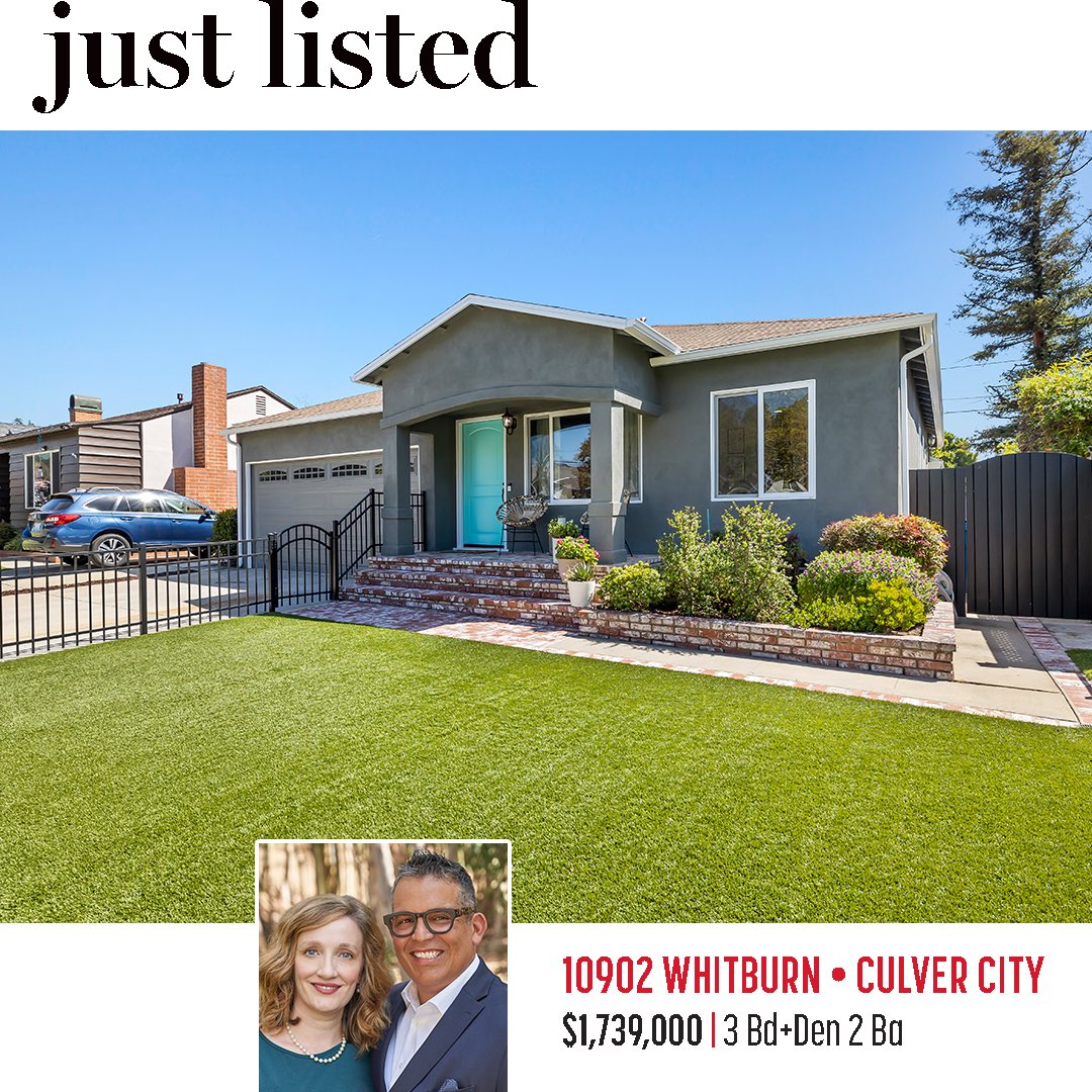 ✨New Listing - Must See!
📍10902 Whitburn St.
OPEN HOUSE 4/10 (2-5pm)
•3 bedroom • 2 bathroom • $1,739,000. 
#culvercity #realestate #culvercityrealestate #movetoculvercity #justlisted