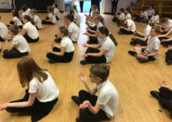 ADMAT_SSCA's tweet photo. Today we were privileged to have been taught by Kalpesh @kzdanceuk He is an experienced dance teacher, choreographer, performer and entertainer.  All the children enjoyed workshops throughout the day and learnt about Indian culture and traditions. Bollywood comes to St Stephens . https://t.co/yOXIc5sdXm