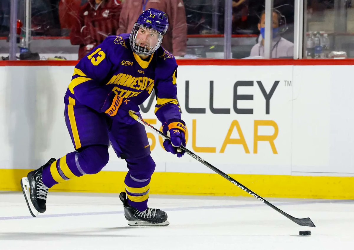 SFS_Alumni's tweet photo. Brendan Furry `16 will be playing tonight for Minnesota State in the Frozen Four.  SFS and Toledo will be cheering on Brendan as well as the Minnesota State Mavericks! https://t.co/wX6T9wtwqq