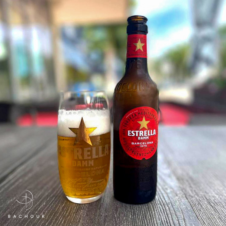 It's National Beer Day at #Bachour by <a href="/BachourAntonio/">Antonio Bachour</a>! $15 Homemade Choripan with Spicy Yucca chips and $5 Estrella Damm all night long starting at 4pm today!🍻