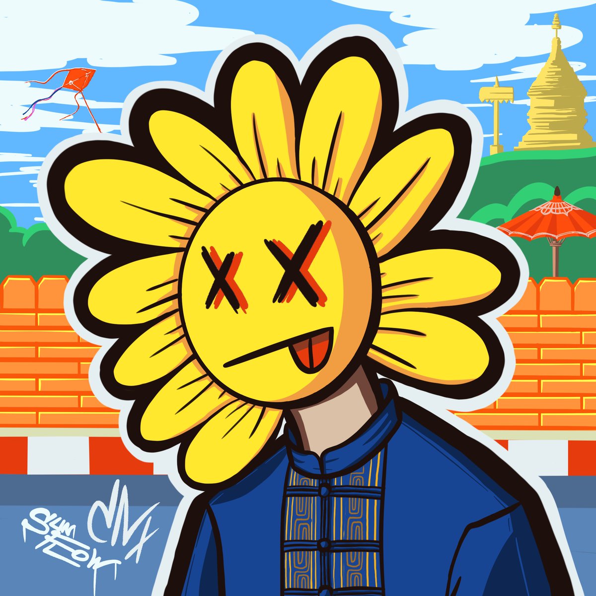mr_sunflow's tweet photo. สวัสดีครับ SuNFloWขอร่วมกิจกรรม  #CCCFanart ด้วยนะครับ อิอิ
เชียงใหม่ร้อนมาก 
Discord : https://t.co/PRf9tEEnoy

 #ChiangmaiCryptoCity #CCC 
 #CCCMetaverse #NFTThailand #NFTthaiartist https://t.co/AcgYkkSGHY