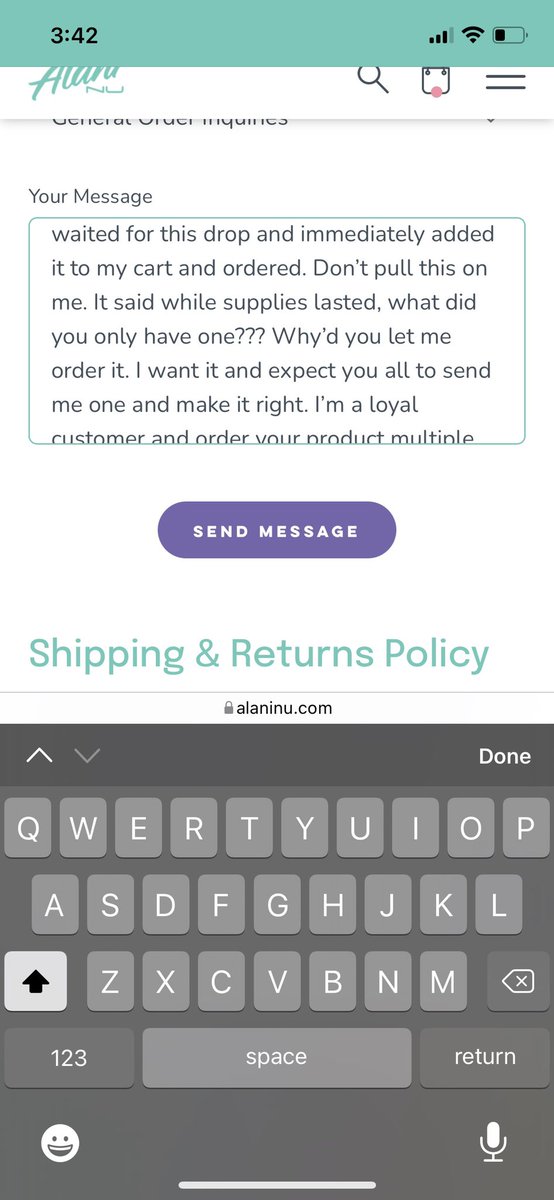 AC_Serge's tweet photo. @AlaniNutrition @katyhearnFit  Day 2 of trying to have Alani nu do right by me and send my mini fridge that I added to cart and ordered. A thirty dollars towards my next purchase does not make up for it😔 Please send my fridge. https://t.co/lg7rHzKmYC