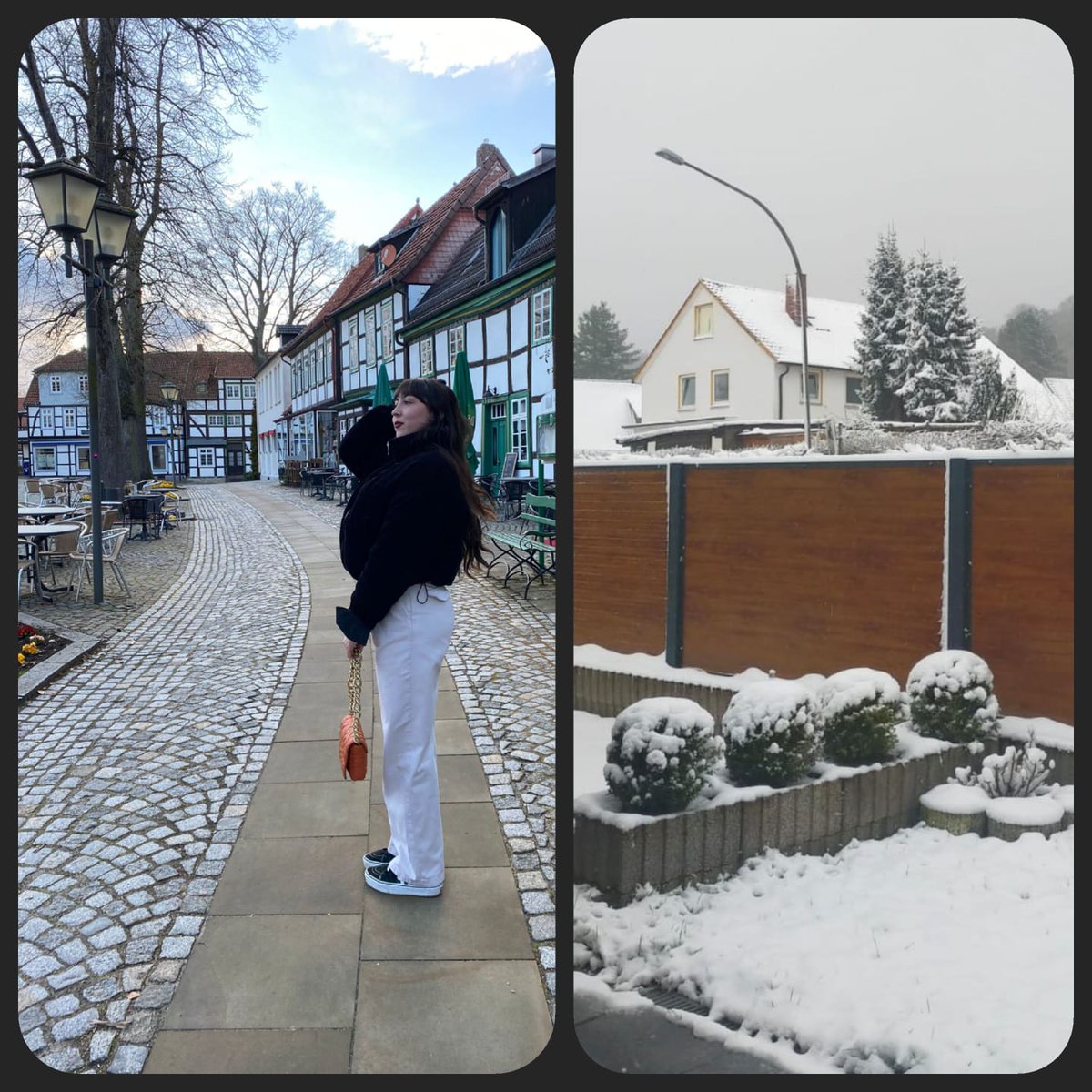 Otro de nuestros destinos #Erasmus. Dos de nuestras alumnas de Márketing y Publicidad y Administración y Finanzas, disfrutan del paisaje blanco en Osnabrük, Alemania. #Sepie #formacionprofesional #IESElLago #iesellago #gradosuperior #marketingypublicidad #administracionyfinanzas