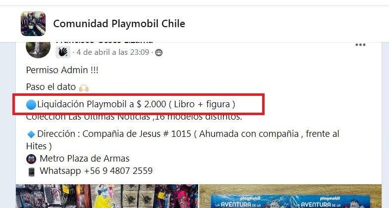 Charlitos_M's tweet photo. #cernac En este local engañan a la gente.
Publican esto en grupos de internet y cuando van a comprar y llevan una o dos figuras #playmobil resulta que tienen otro precio. Aqui no explican que ese es el precio si compran por mayor... osea es PUBLICIDAD ENGAÑOSA #usureros https://t.co/MebotgvHHu