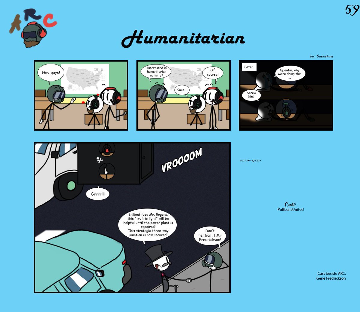 Sushishoes1's tweet photo. #liamrogers offers #charlescalvin & #quentinalabaster in humanitarian works.
Transcript for translation & full image https://t.co/JlHAoOBDFY
#henrystickmincomic
#HenryStickminFanart
#genefredrickson
#thsc https://t.co/wOs7GYswzk