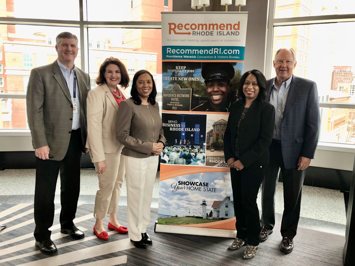 LGSabinaMatos's tweet photo. On Global Meetings Industry Day, I joined @ProvidenceRI to re-launch the Recommend RI tourism campaign.
If you or someone you know is planning an event, support our recovering hospitality industry & #RecommendRI! https://t.co/s7Zm5e0wjH