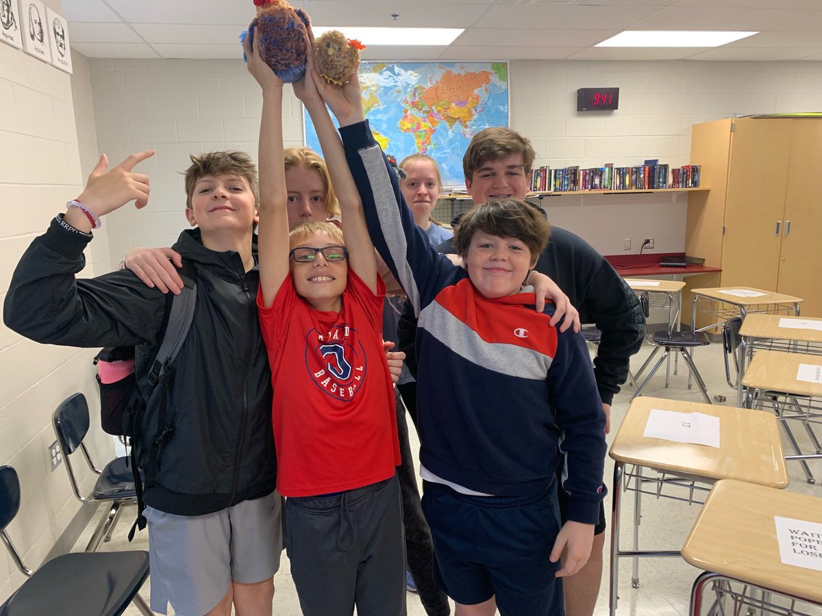 Sudberry’s kids spending the day in Ms Egan’s HistoryLand! The winners 😀 #chargeup #OMSHistoricalLiteracy