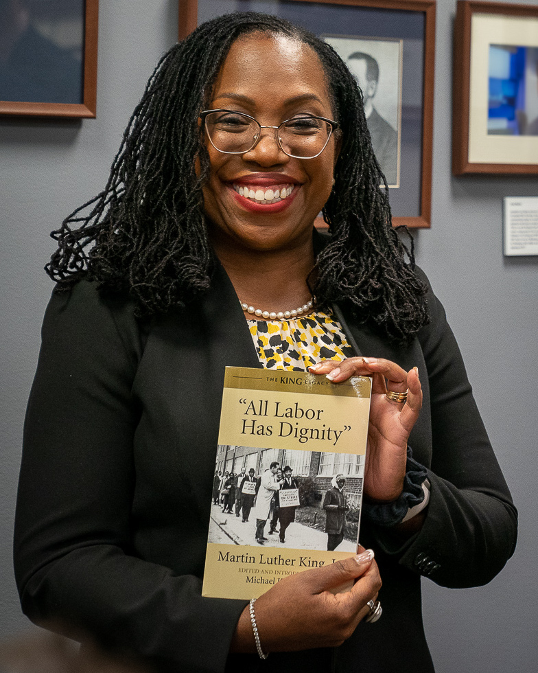 When I met with Judge Jackson, I gifted her a book of Dr. King's speeches, 'All Labor Has Dignity'—

a keepsake to represent our shared recognition of the deep connection between workers’ rights and civil rights.

I will proudly vote to confirm her to the Supreme Court.