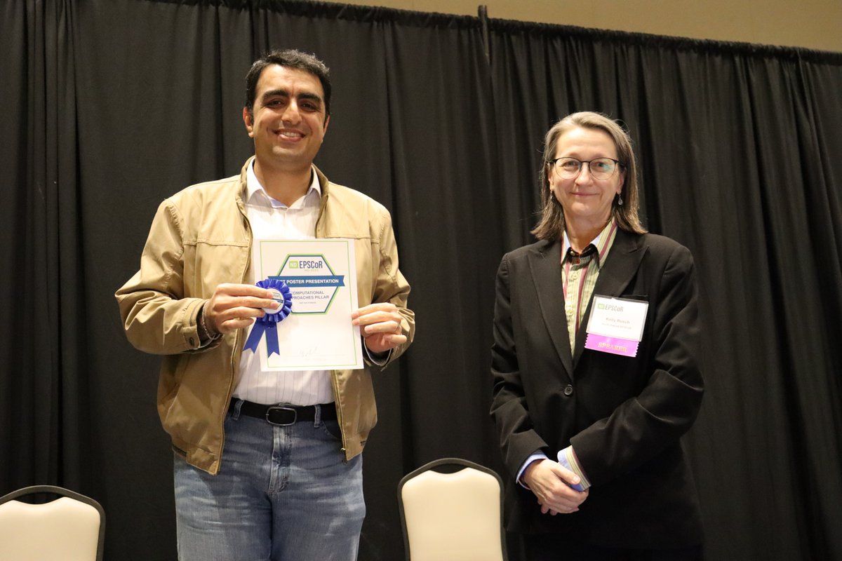 Congrats to our group PhD student Amirhadi <a href="/AmirhadiAlesadi/">Amirhadi Alesadi</a> on winning the best poster presentation award at the 2022 ND EPSCoR State Conference held in Grand Forks yesterday! <a href="/NDEPSCoR/">North Dakota EPSCoR</a> @KellyARusch1 <a href="/NDSUEngineering/">NDSU College of Engineering</a> <a href="/NativeLanguages/">Colleen Fitzgerald, VP for Research,NDSU</a> @Dean_of_Engr