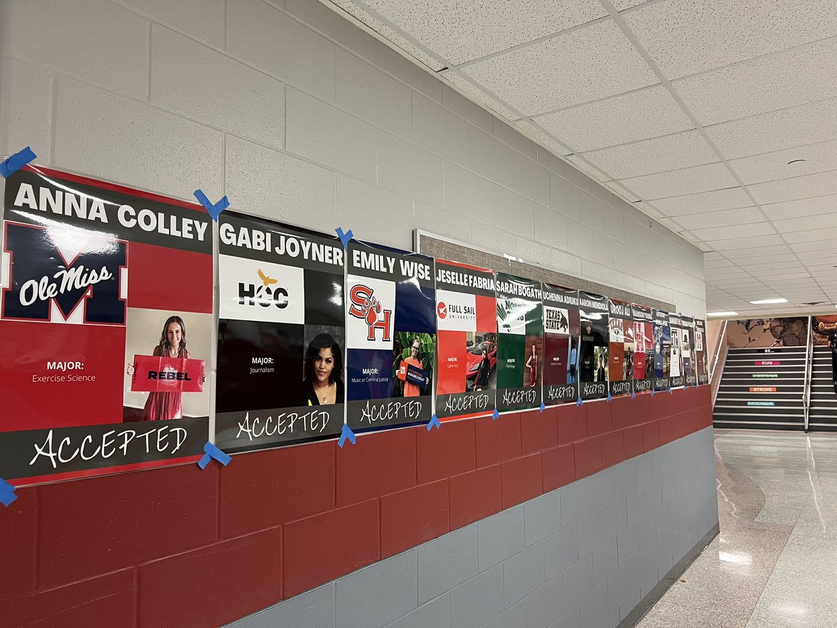 It’s that time! Hundreds of Accepted posters around the school celebrating our <a href="/travclass2022/">THS Class of 2022</a>!!