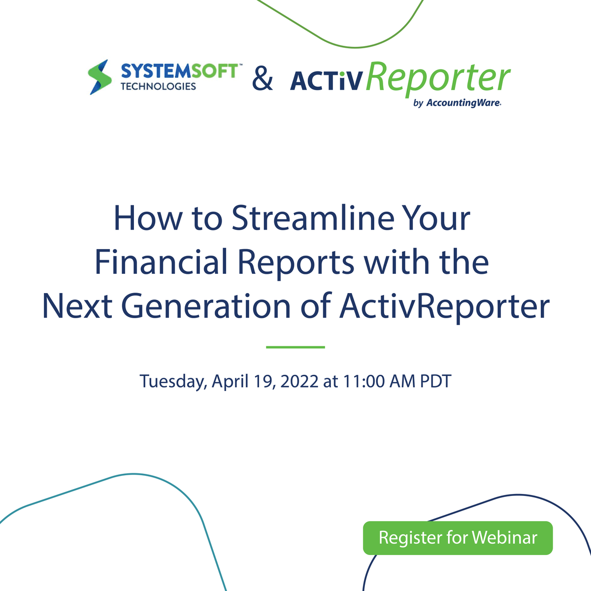 SystemSoft_Tech's tweet photo. Join our webinar Tuesday, April 19th at 11:00 AM PDT as we discuss how ActivReporter will save you time when creating Dynamics GP Financial reports in Excel.

Register: https://t.co/YzbApBAF7I

#GPOfferings #GPOffer #MSDyn365 #DynamicsGP #MSPartner #ActivReporter #AccountingWare https://t.co/1zYlyJ90oy