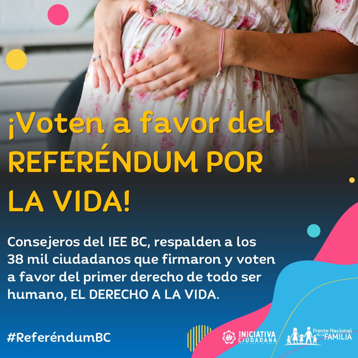 LideresXlaVida's tweet photo. Señores Consejeros del IEE BC escuchen la voz de los más de 38,000 Baja Californianos que firmaron a favor de la Vida y voten a favor del #ReferendumBC por la Vida. #BCEsProvida https://t.co/ip1QDLOwtn
