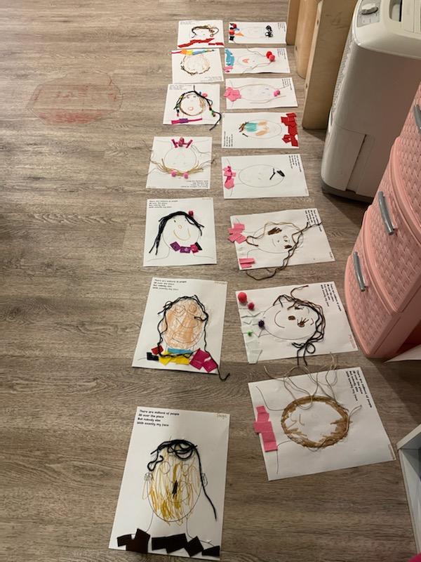 BeautifulB_CC's tweet photo. Making Self Portraits... #WOYC22. @FirstUpEarlyEd, @PHLfamilies, @PHLpreK https://t.co/iLgnndpLqI
